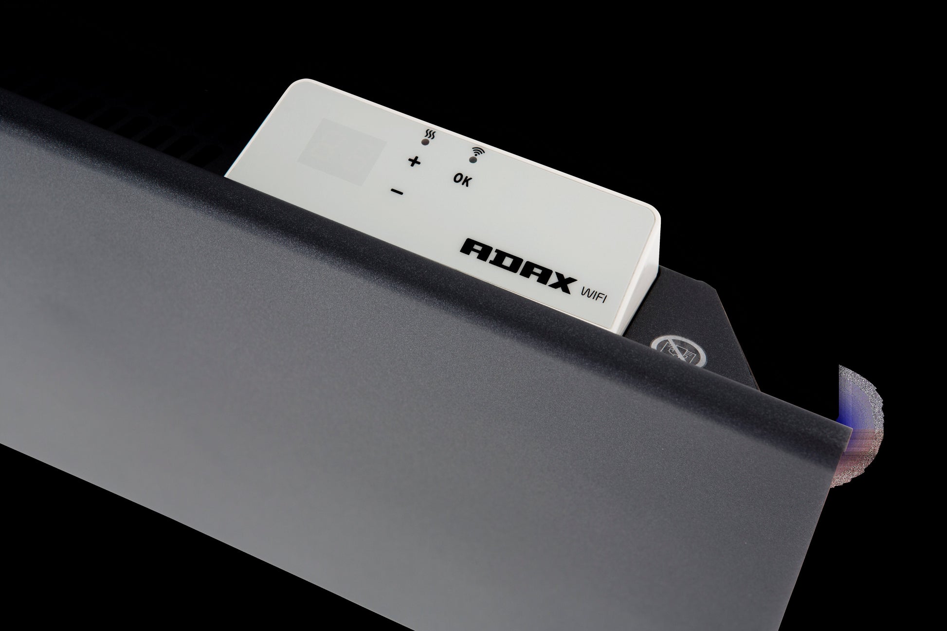 Adax Varmepanel Neo H 06 KWT, 600W 230V med WiFi, grå