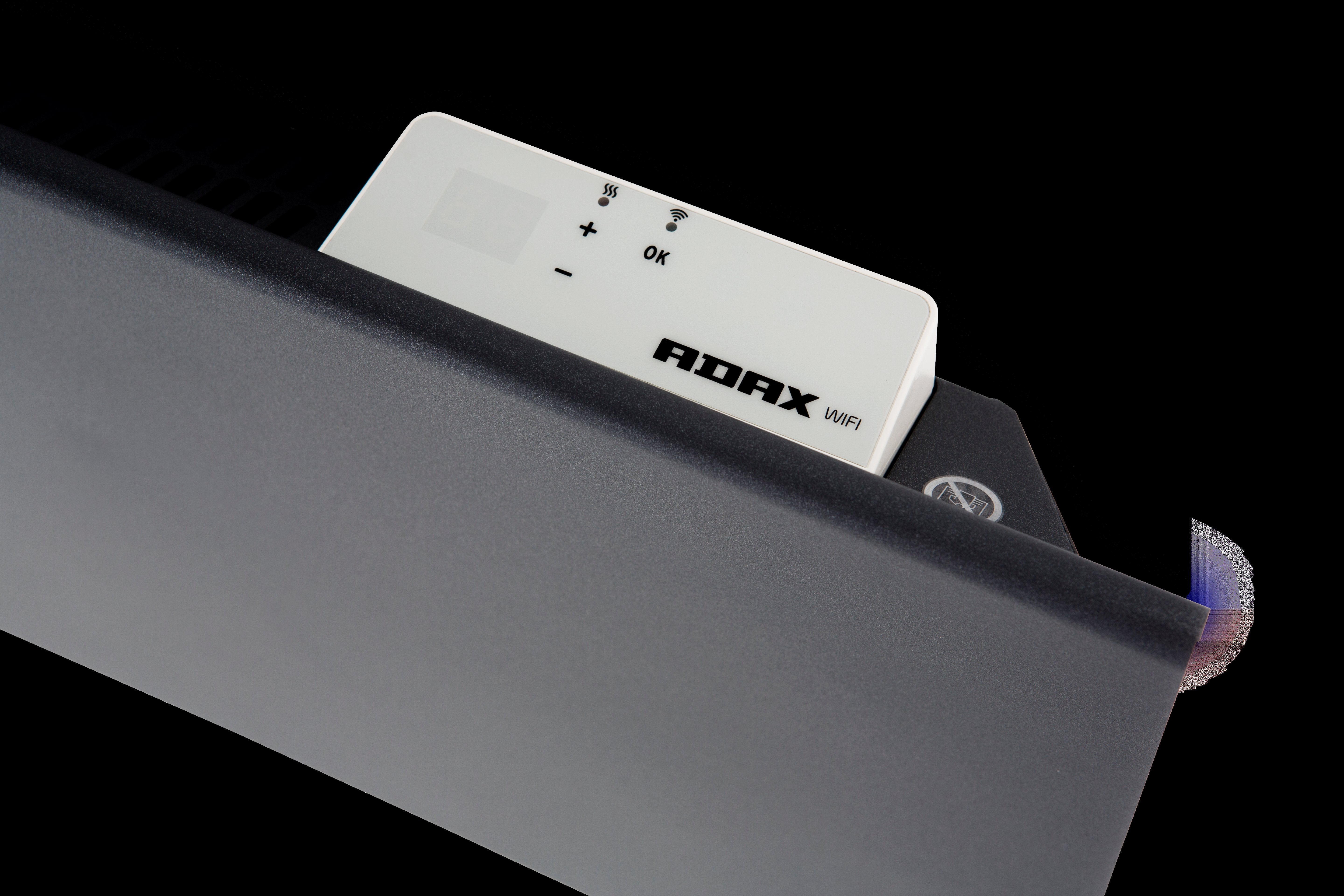 Adax Varmepanel Neo H 06 KWT, 600W 230V med WiFi, grå