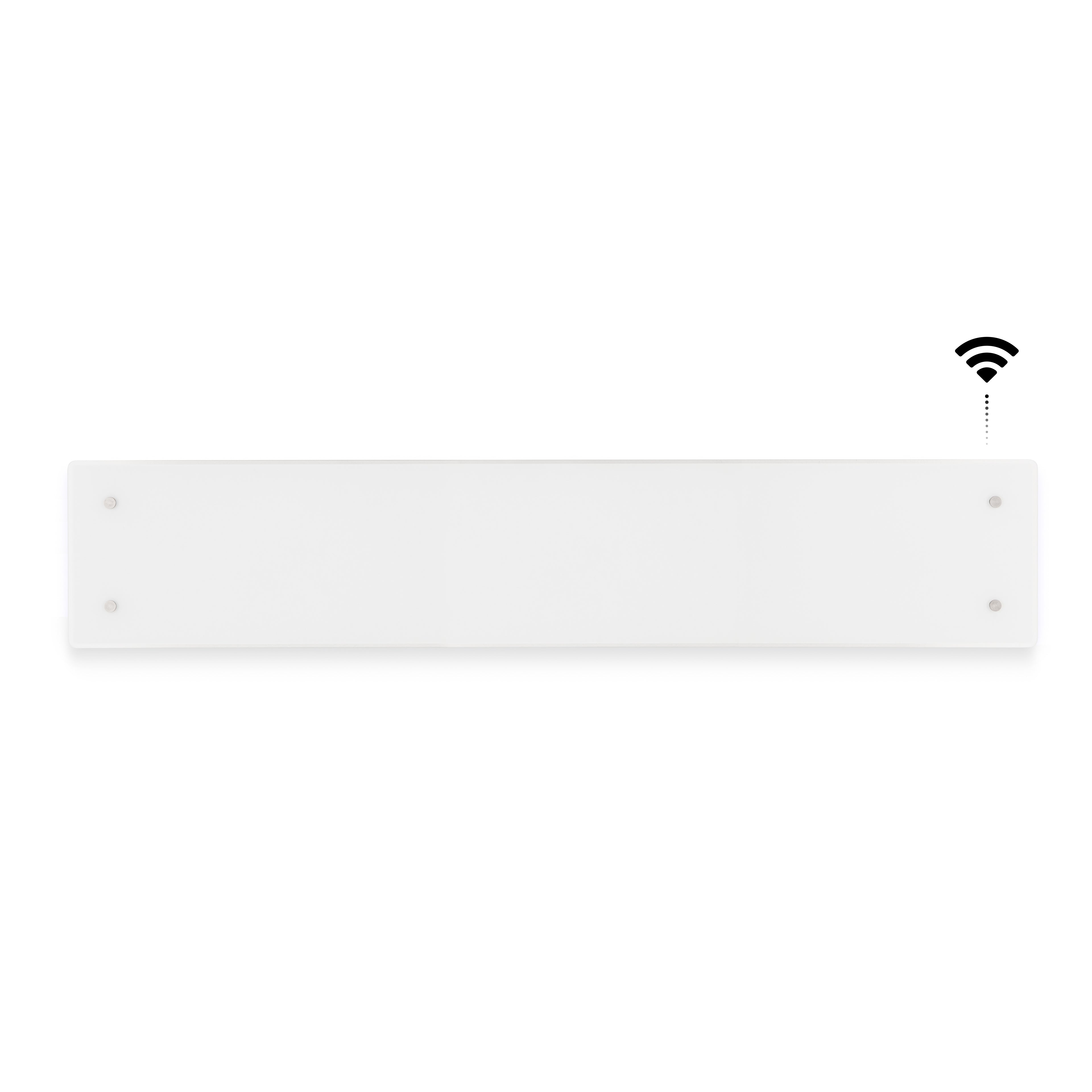 Adax Glas Varmeliste Clea L 10 KWT, 1000W 230V med WiFi, hvid