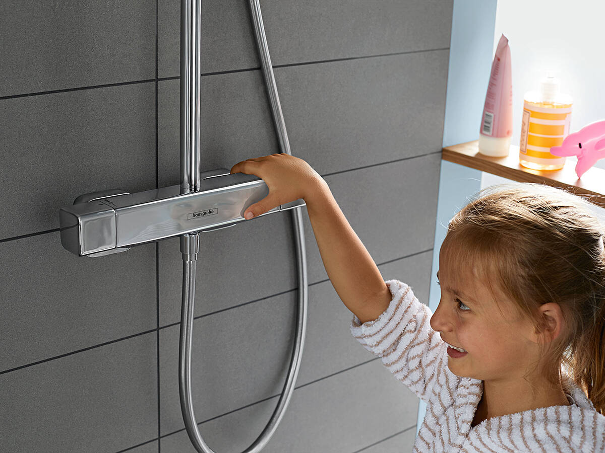 Hansgrohe Croma E 280 1jet showerpipe brusesystem, krom