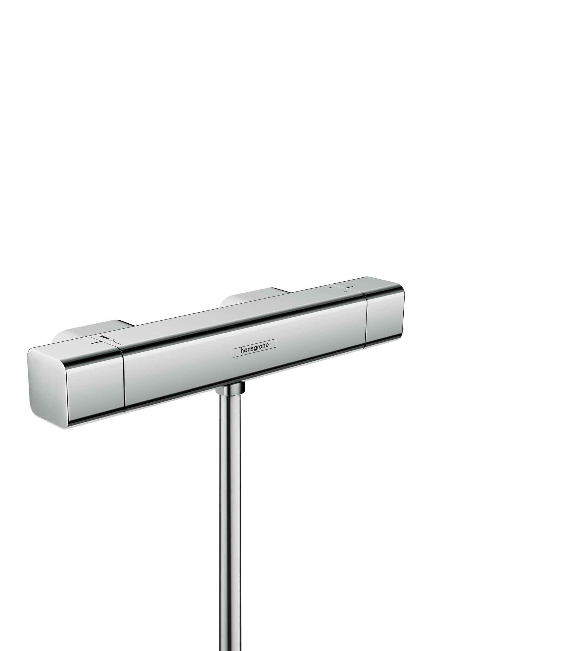 Hansgrohe Ecostat E brusetermostat med forskruninger og rosetter
