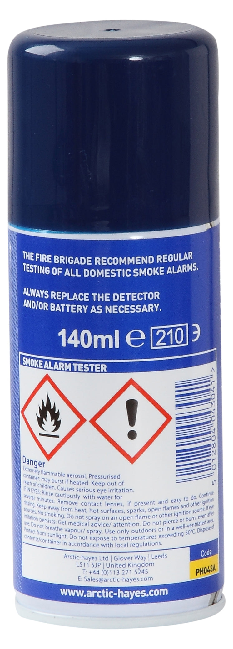 Testgas for røgalarmer