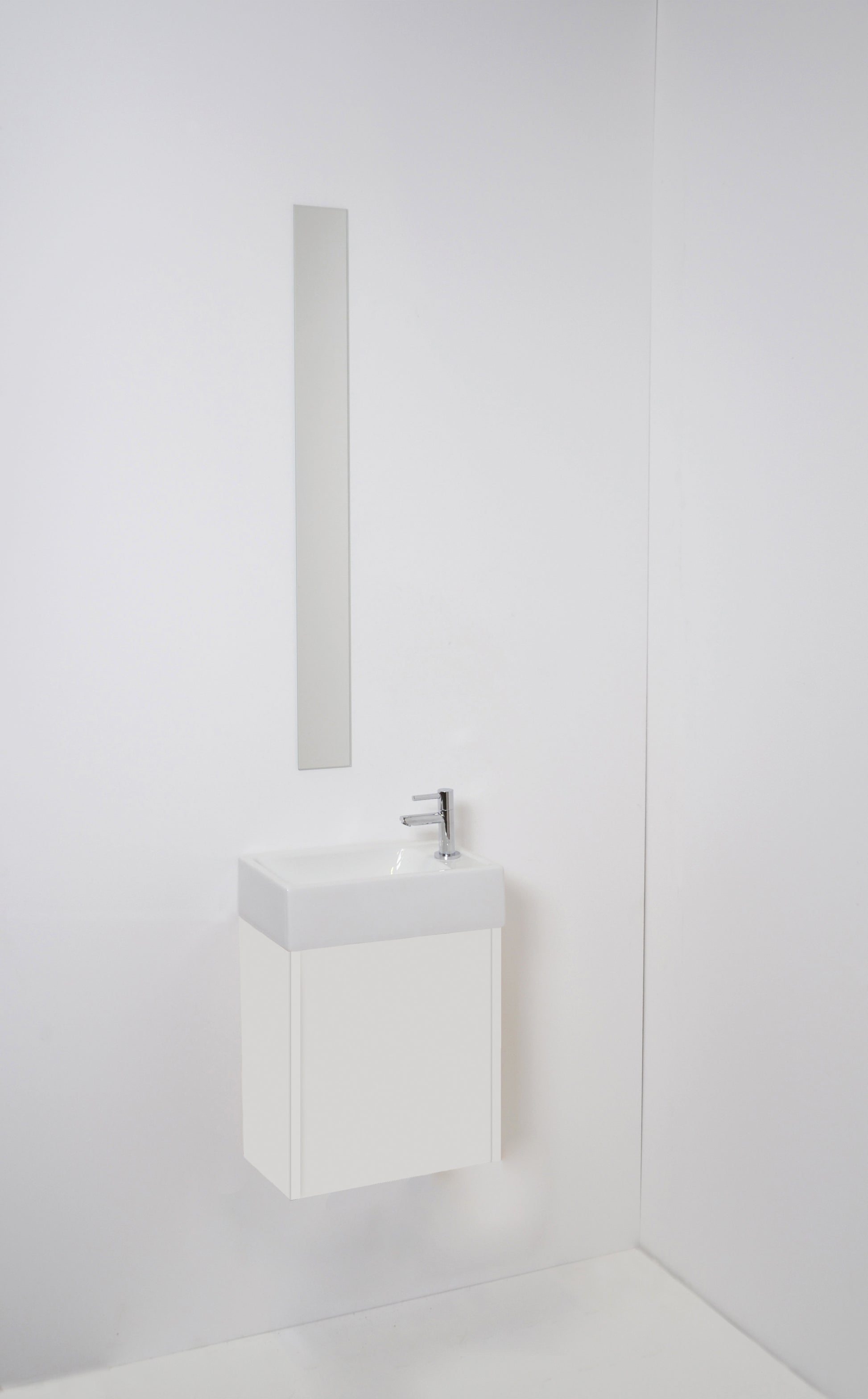 Sanibell Proline håndvask 40x23x10cm med hanehul til højre
