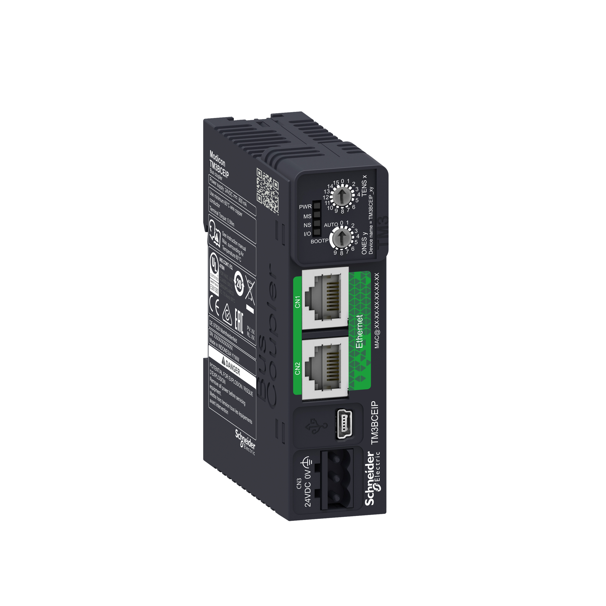TM3 DISTRIBUERET ETHERNET BUSKOBLER MOD.