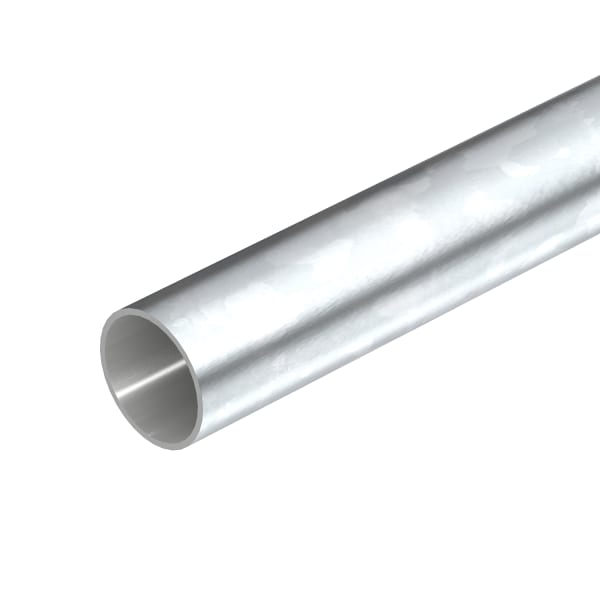 Stålrør 40 mm (1.1/2") galvanisk forzinket (3M) (Sælges kun i hele længder)