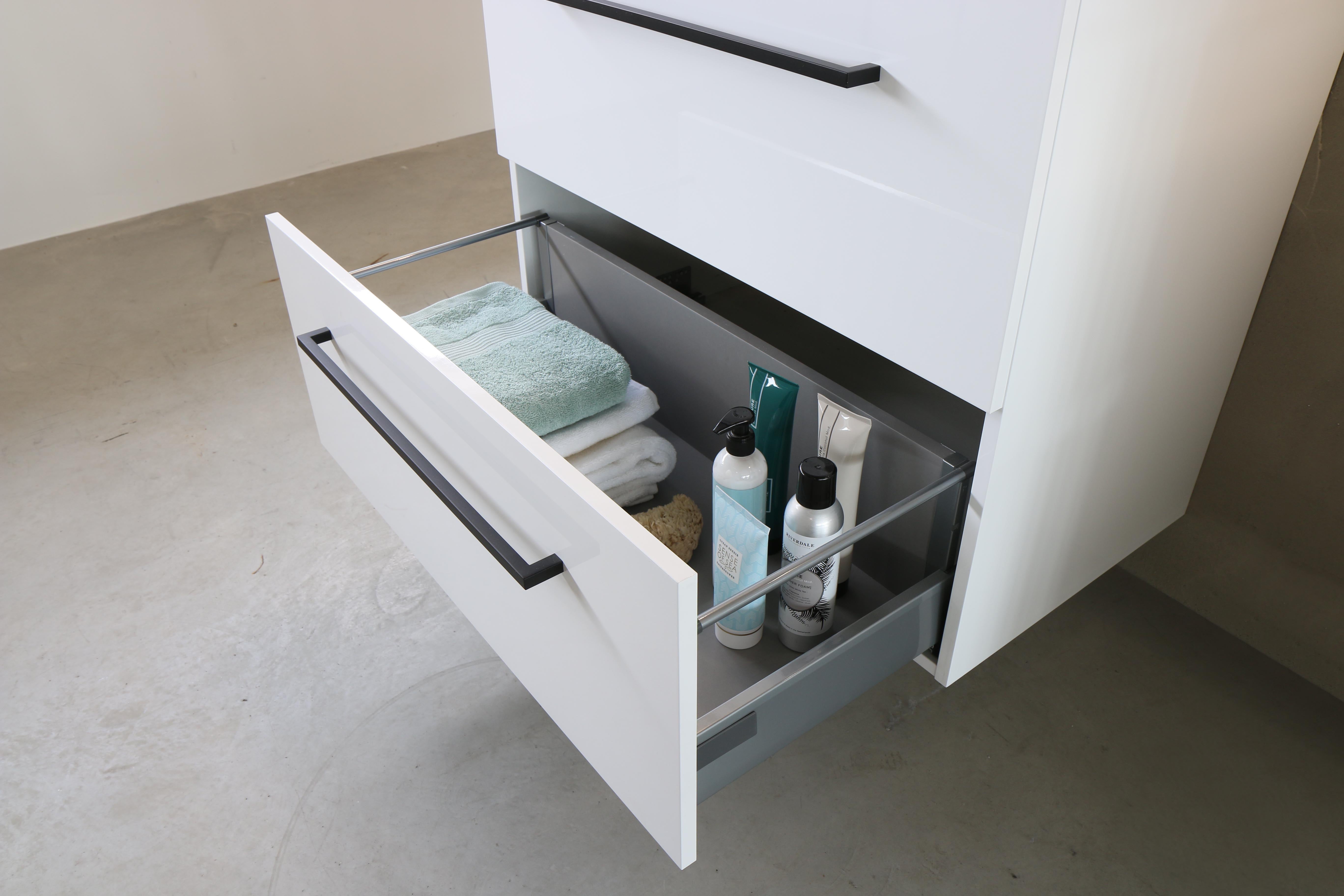 Sanibell Basicline møbelsæt 51x46,5cm hvid højglans