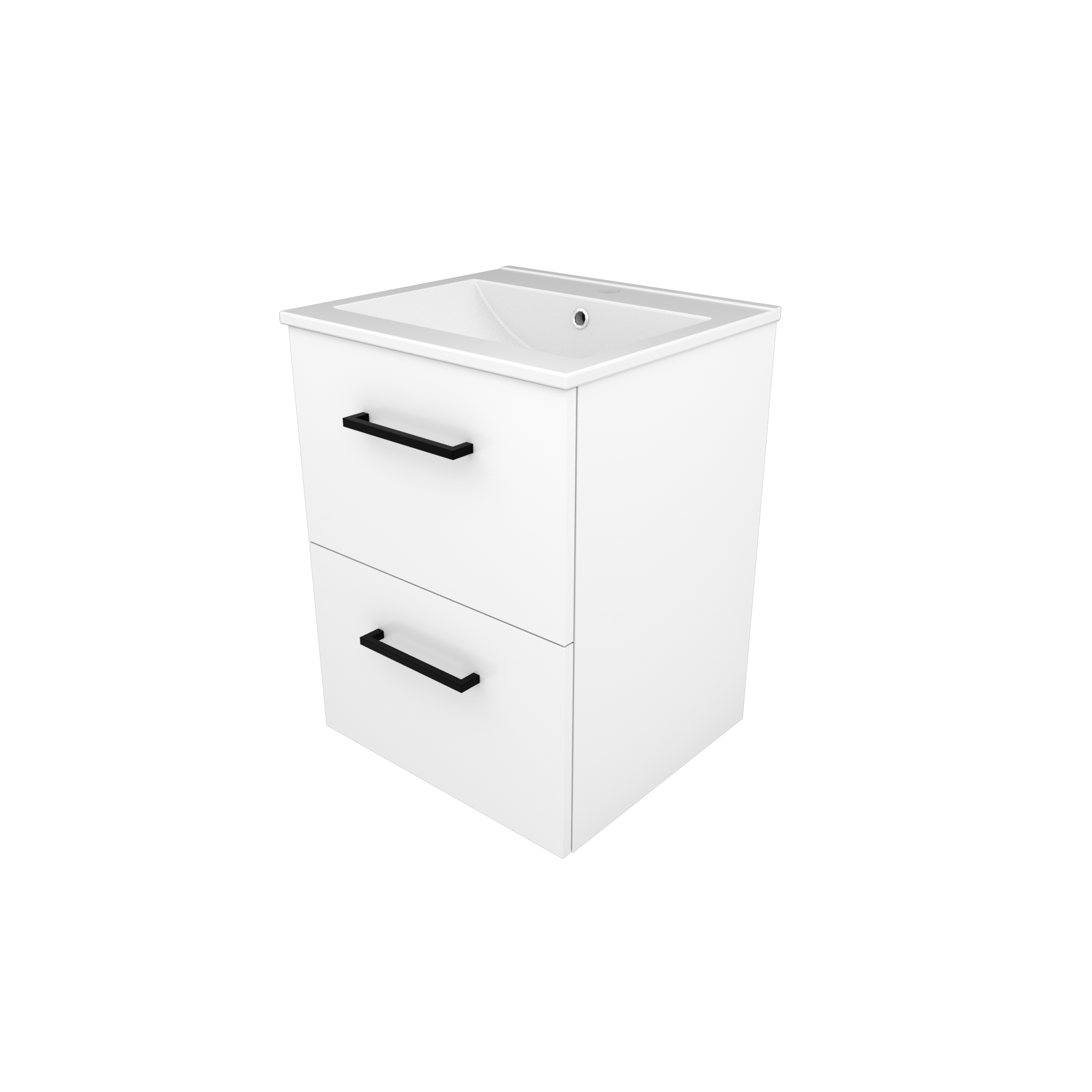 Sanibell Basicline møbelsæt 51x46,5cm hvid højglans