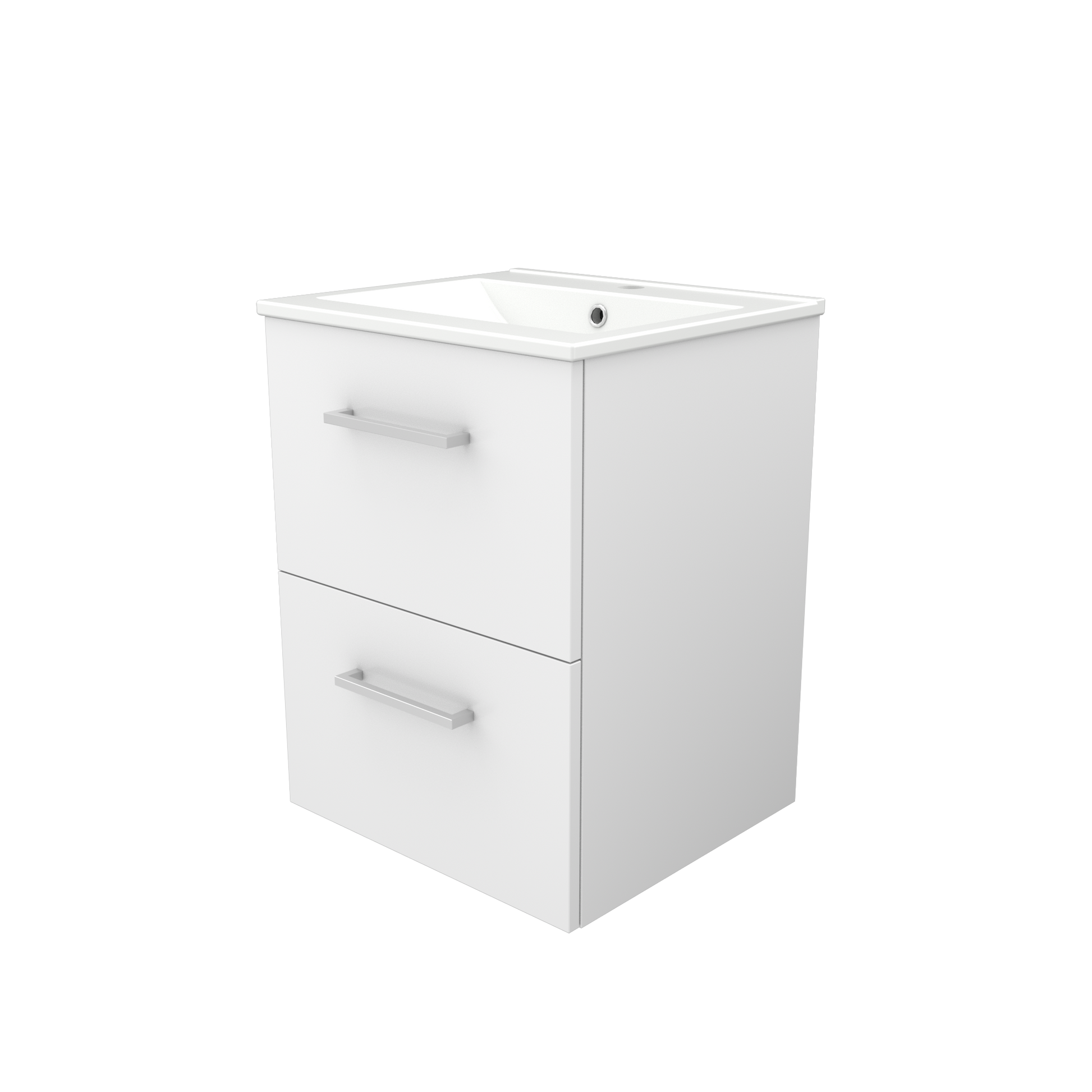 Sanibell Basicline møbelsæt 51x46,5cm hvid højglans