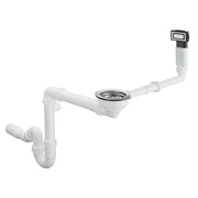 hansgrohe D14-10 Manuelt af- og overløbssæt til stålvask