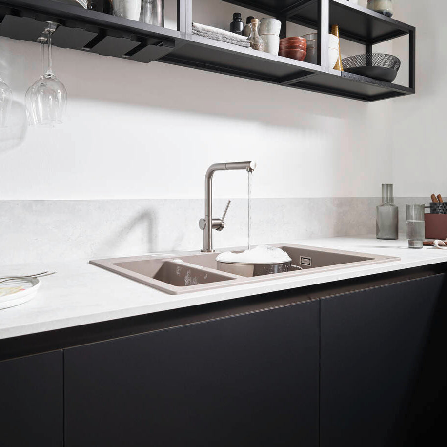 hansgrohe Talis M54 køkkenarmatur 270, med udtræk, 1jet, krom