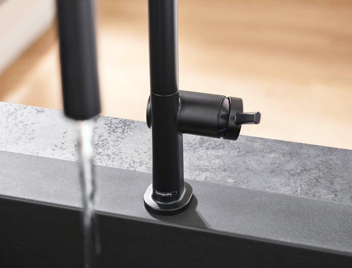 Hansgrohe Talis M54 210 køkkenarmatur med udtræk, 2jet, mat sort