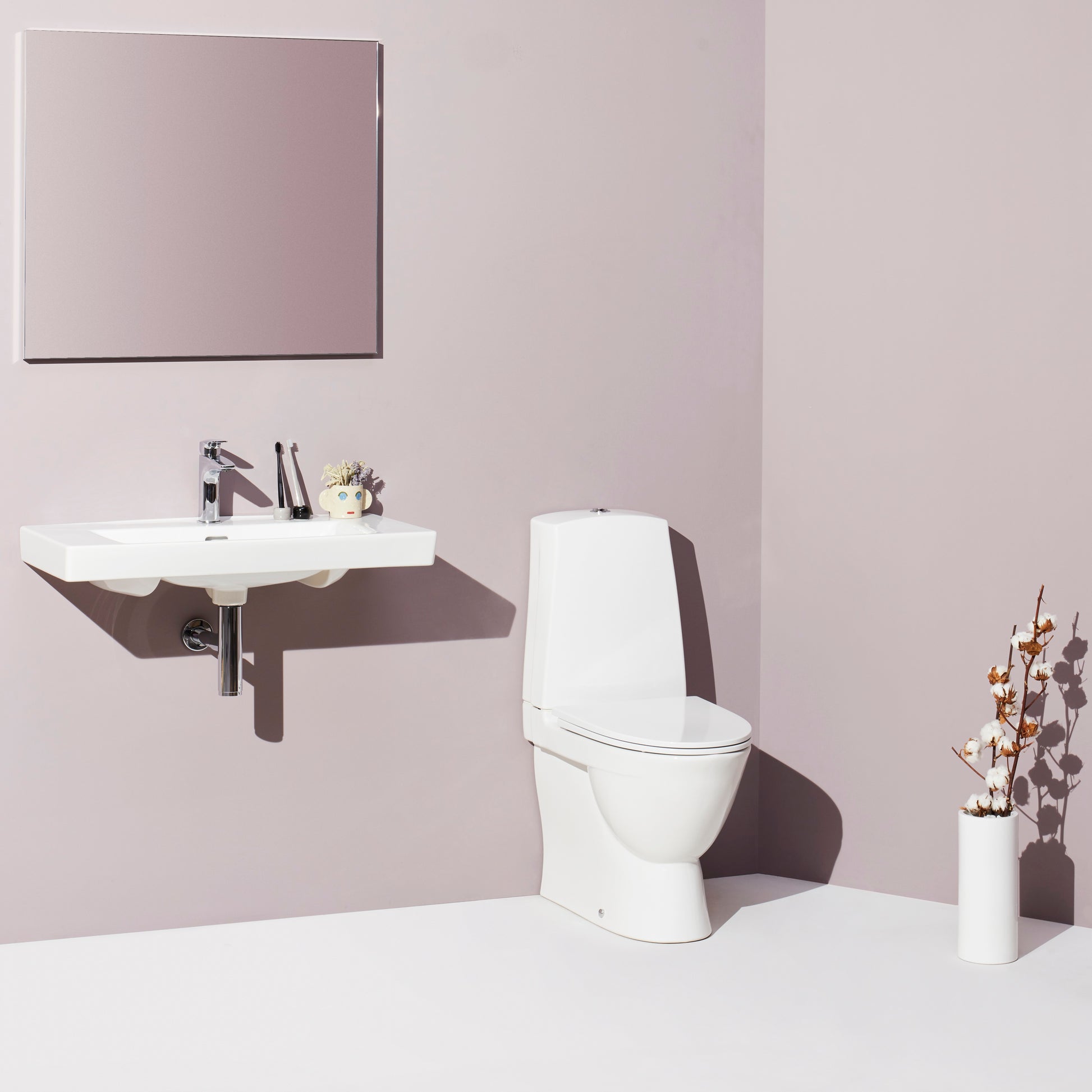 PRO N TOILET BACK TO WALL RIMLESS