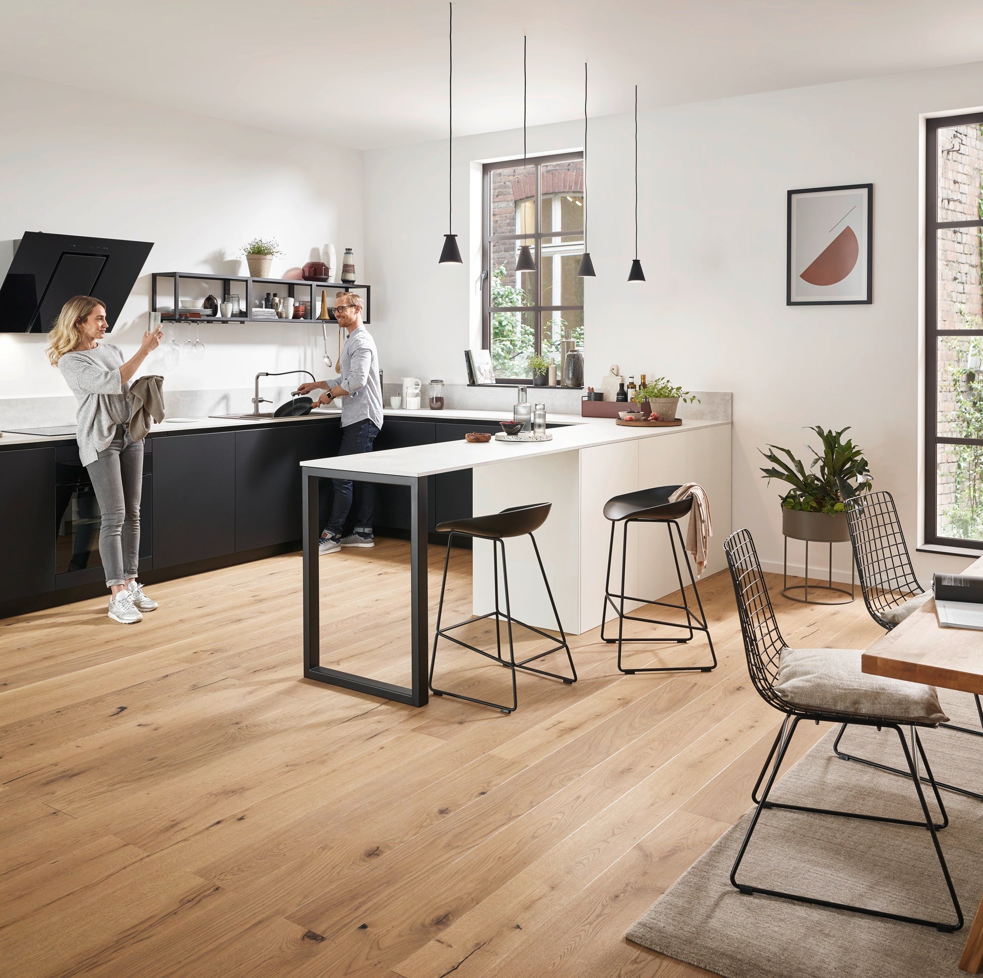 hansgrohe Talis M54 køkkenarmatur 270, med udtræk, 1jet, krom