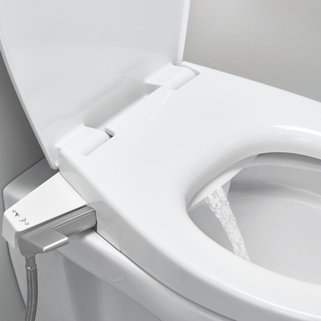 Grohe Bau CeramicBidetsædeWC-sæde med låg2 spray arme