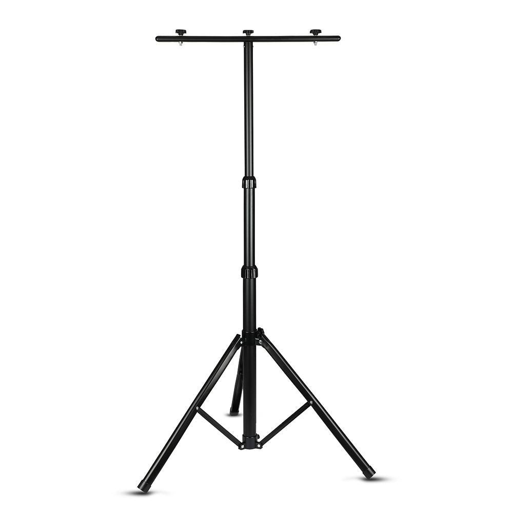 V-Tac Stander til projektører - Tripod, sort, sammenklappelig