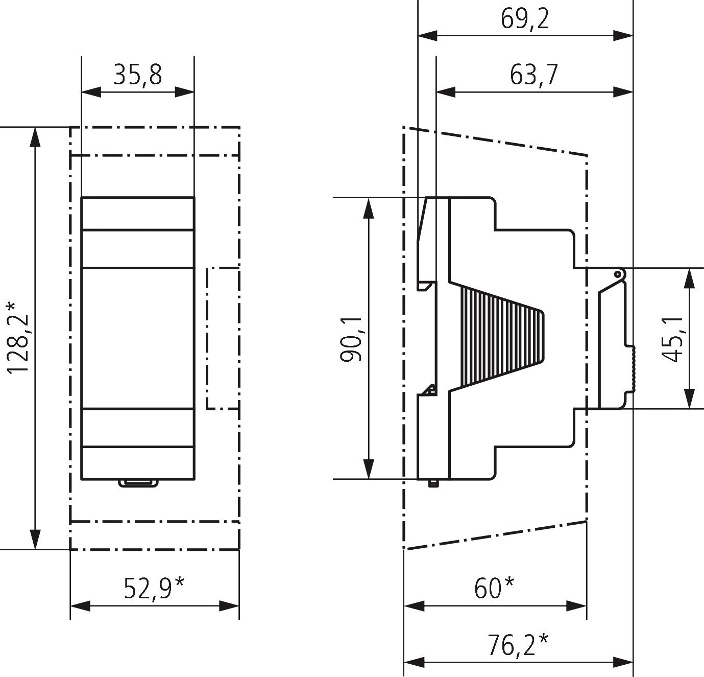 Kontaktur digital Simplexa 602 Top, 2-kanal
