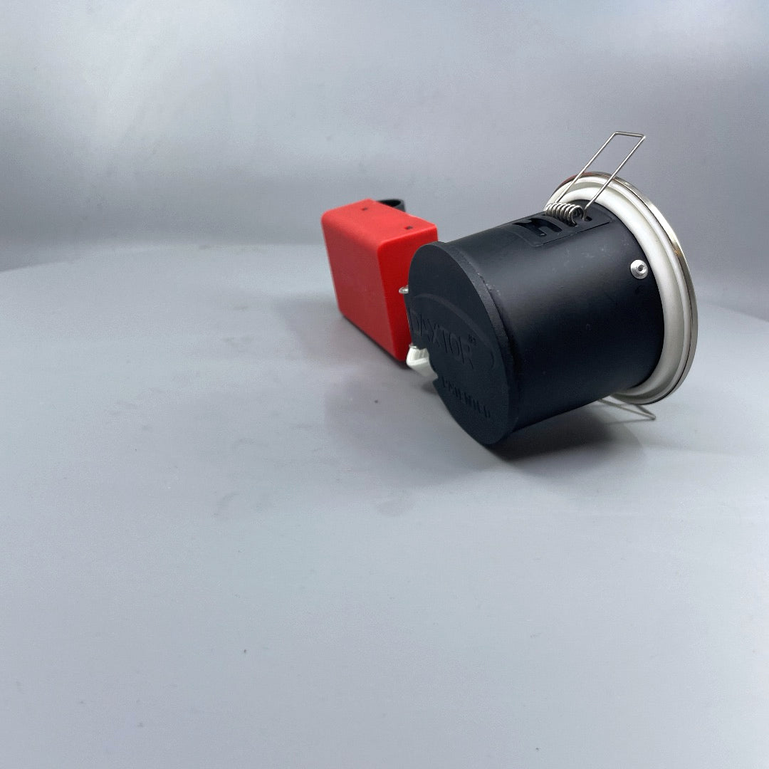 Daxtor Easy 2-Setup MR16 indbygningsspot Ø87 mm – børstet stål (360° frame 18)