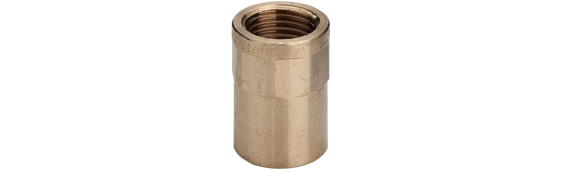 22 mm x 1" Lodde overgang muffe/muffe