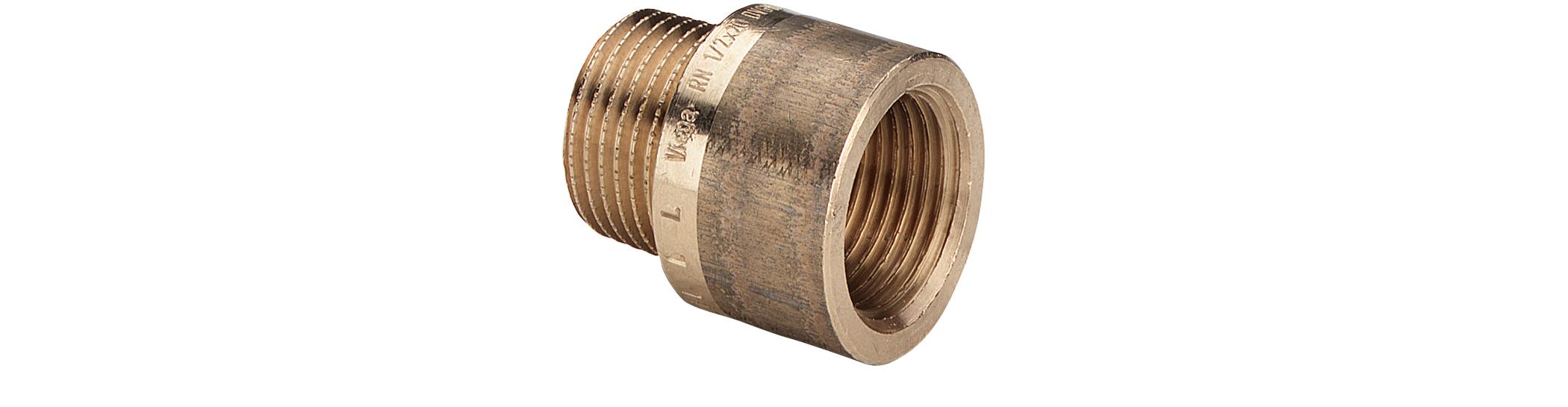 1/2" x 12,5 mm Rødgods Silicium Bronze haneforlænger