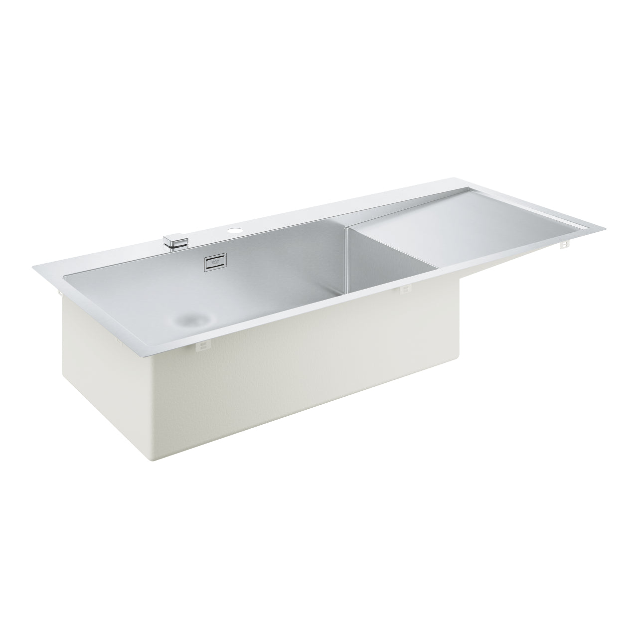 GROHE K1000, Rustfri stålvask, nedfældet/planlimet, 1160x520mm