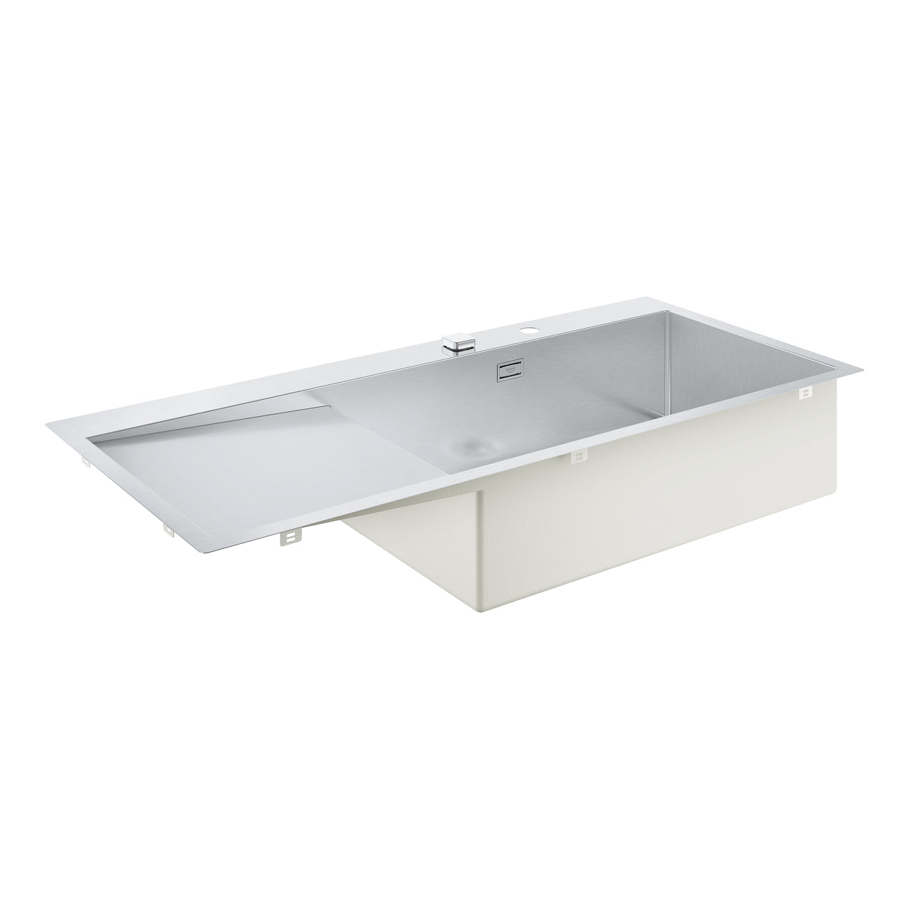 GROHE K1000, Rustfri stålvask, nedfældet/planlimet, 1160x520mm
