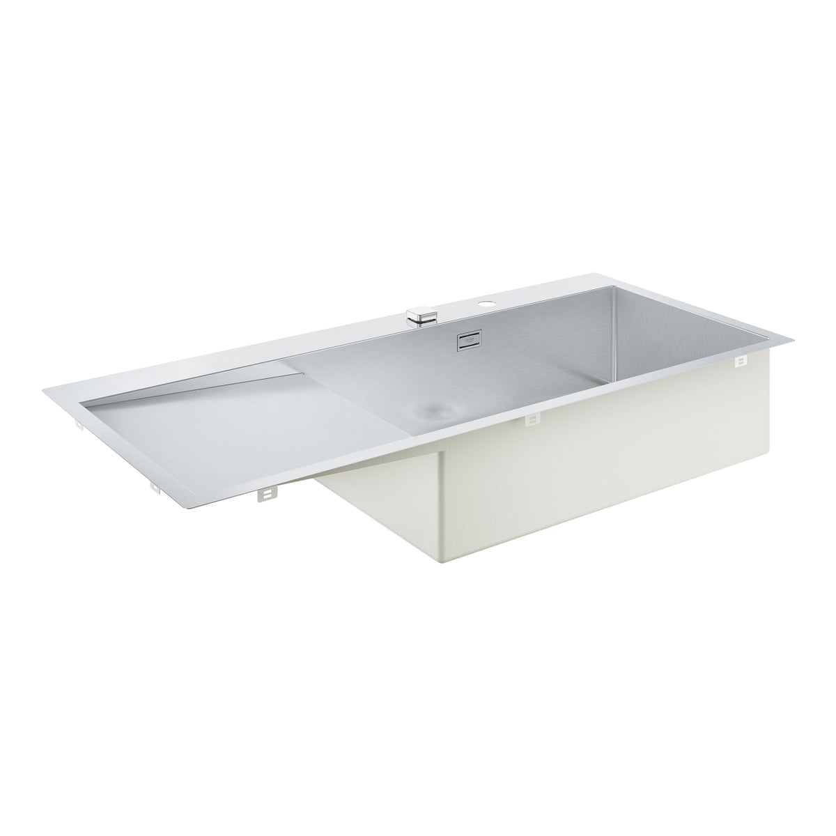 GROHE K1000, Rustfri stålvask, nedfældet/planlimet, 1160x520mm