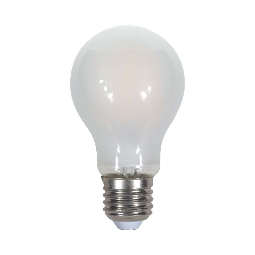 V-Tac 8W LED pære, Kultråd, matteret, A67, E27 - Erstatter 60W - 230V - 800lm - RA80