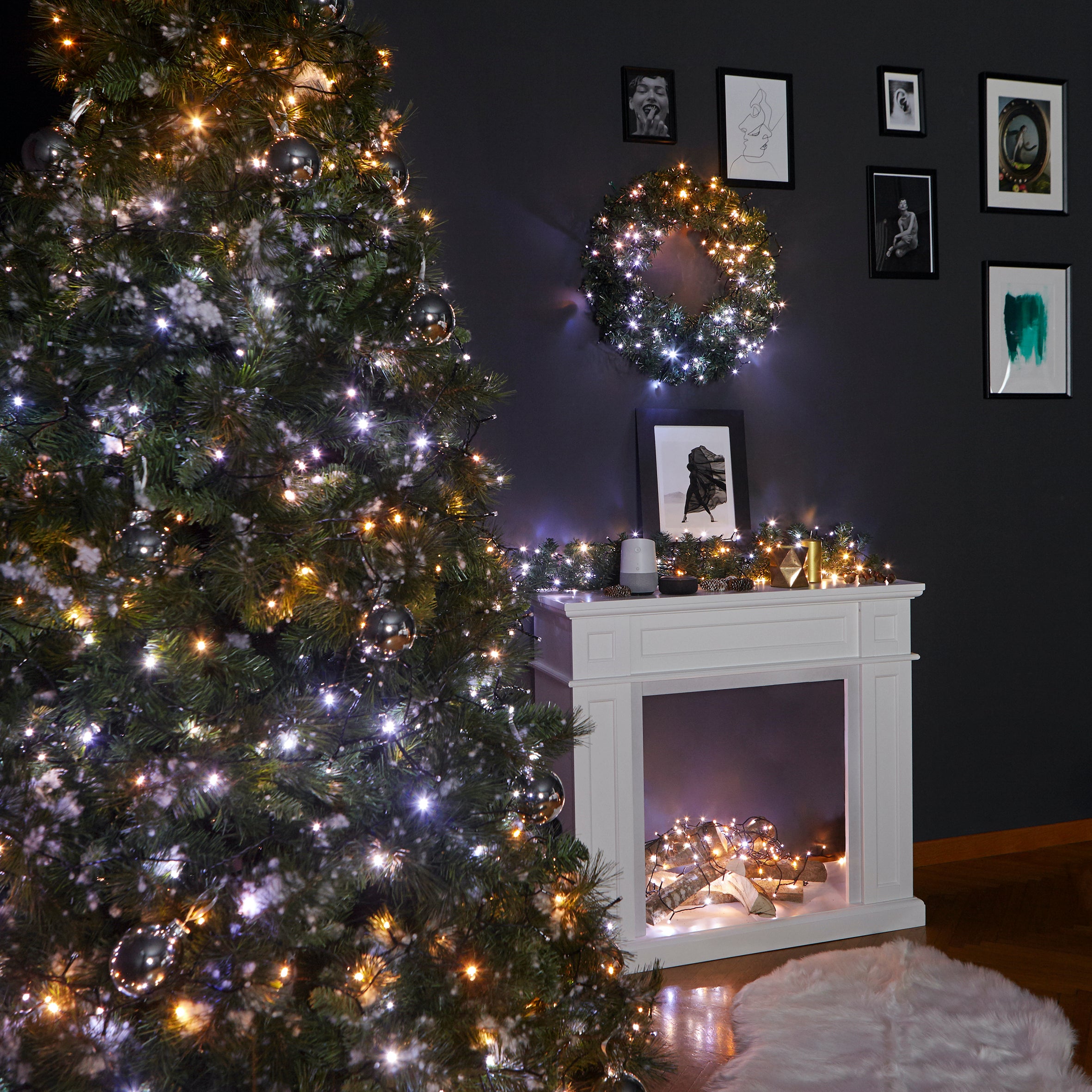 Twinkly String 250 RGB+White LED, app styret lyskæde