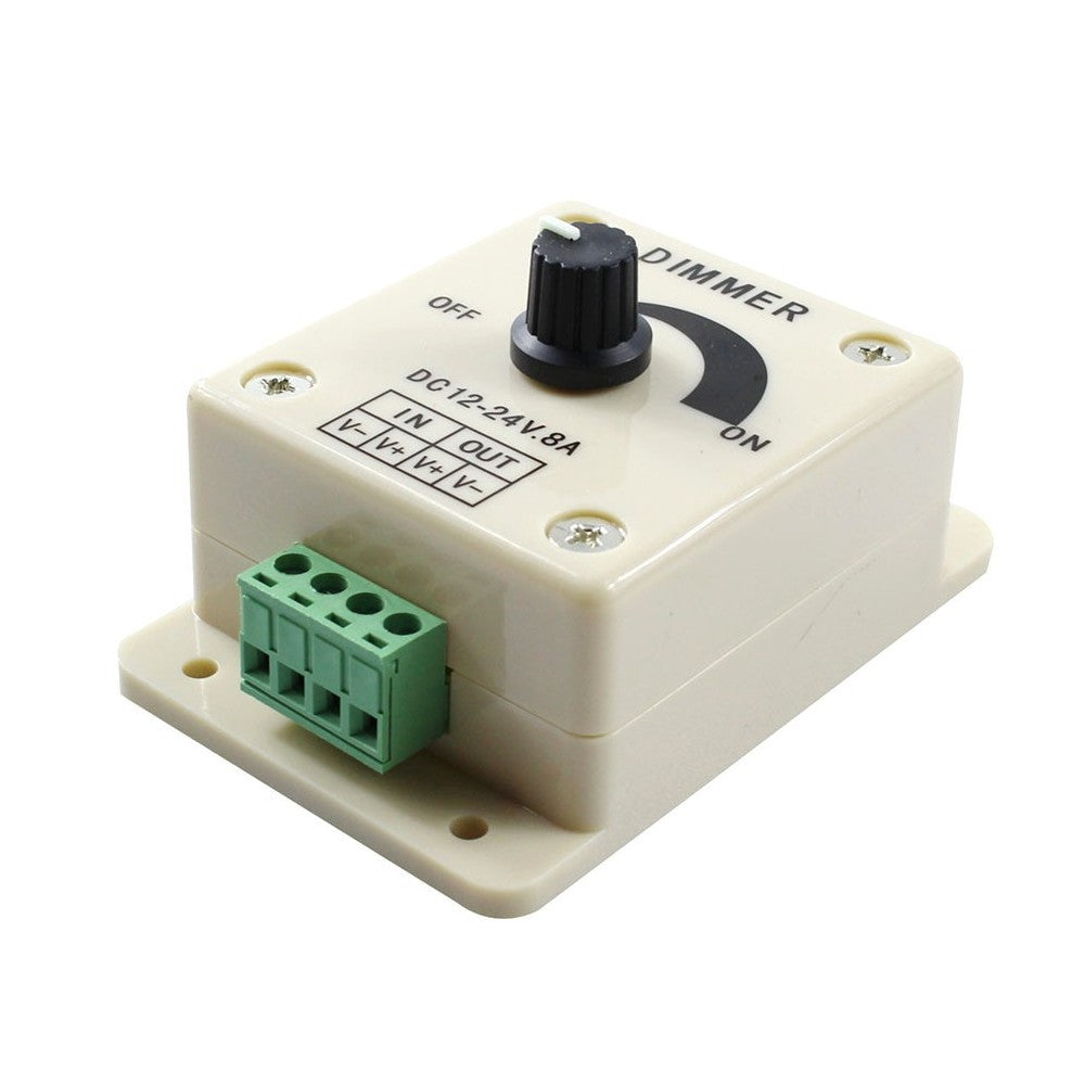 Dæmper til 12V og 24V - 12V (96W), 24V (192W) - Input: 12V