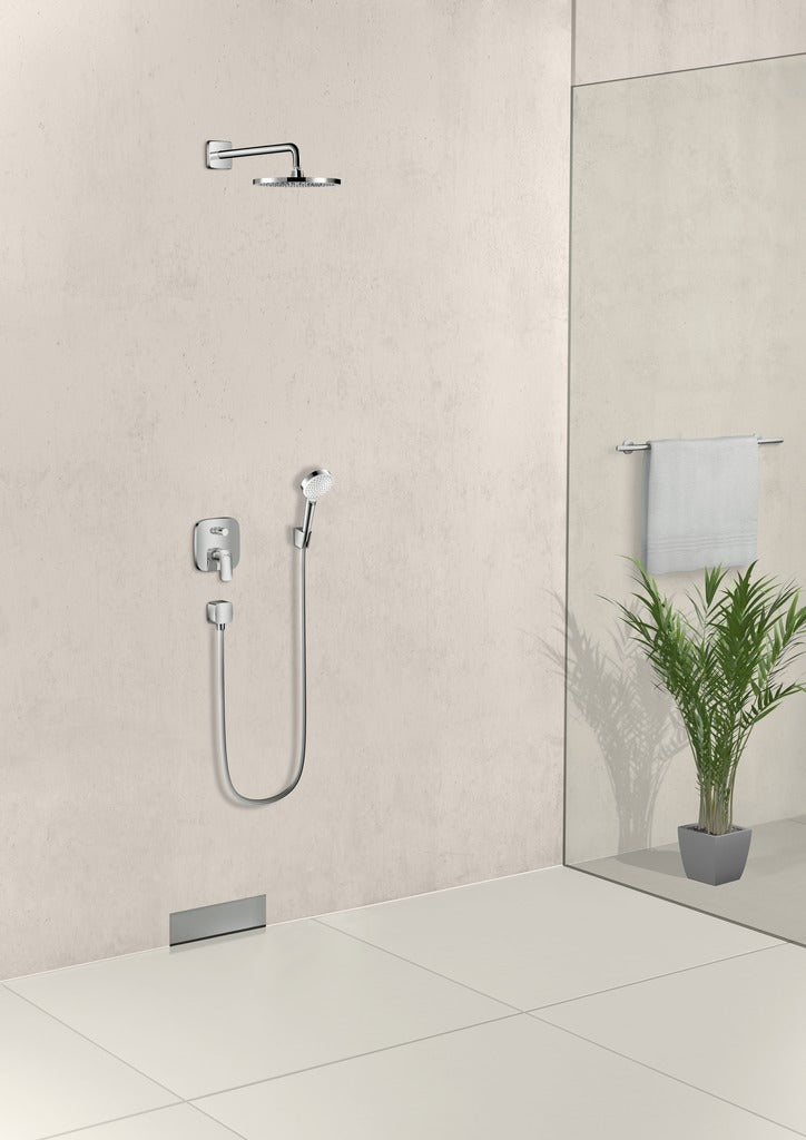 Hansgrohe Crometta håndbruser 1jet, hvid/krom