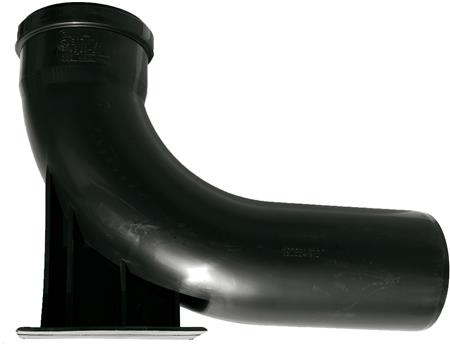 FODBØJNING PP LANG SORT Ø110MM