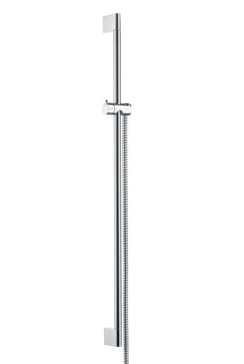 Hansgrohe Unica'Crometta brusestang 90 cm med Metaflex 1,60 m,krom