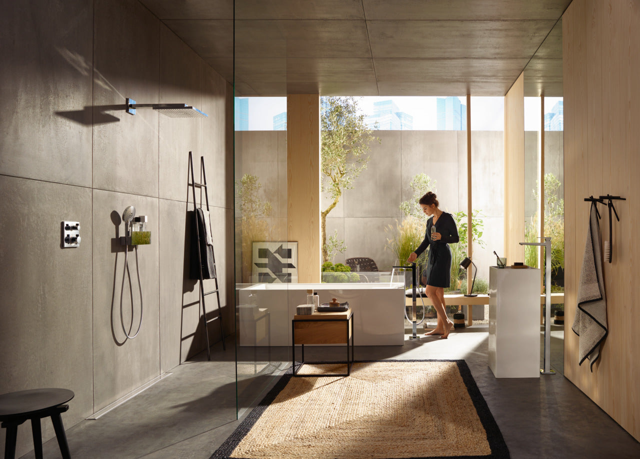 hansgrohe Raindance E 300 1jet hovedbruser t/væg krom
