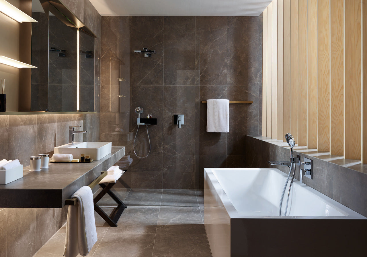 hansgrohe Raindance E 300 1jet hovedbruser t/væg krom