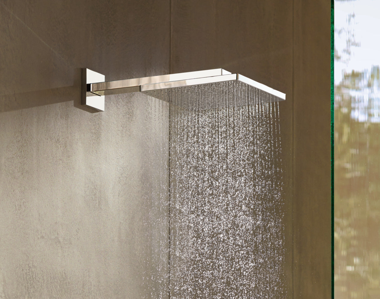 hansgrohe Raindance E 300 1jet hovedbruser t/væg krom