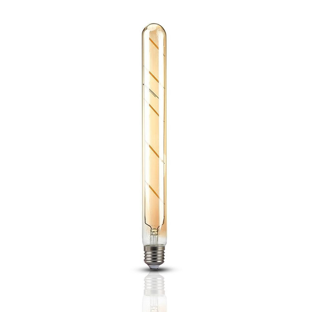 V-Tac 5W LED pære - Kultråd, T30, ekstra varm hvid, 2200K, E27 - Erstatter 45W pære, 230V, 500lm, RA80