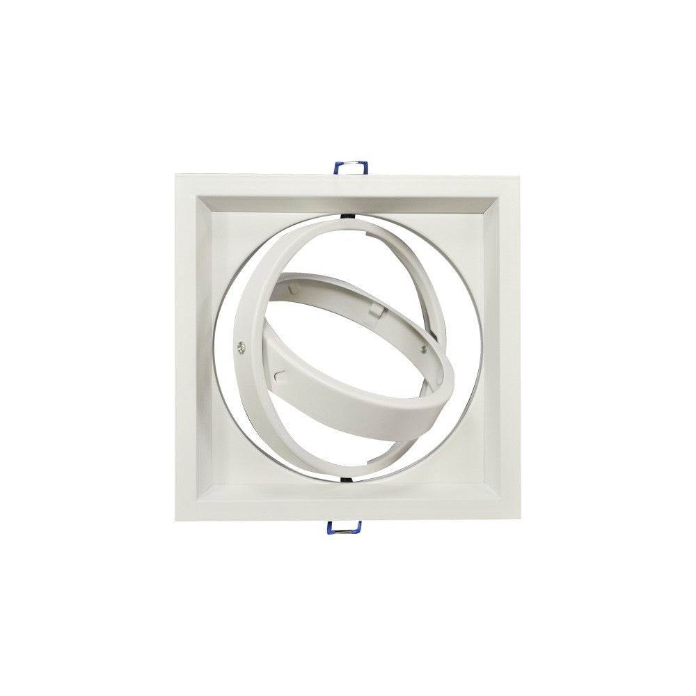 V-Tac Indbygningsspot - Hvid, 17,5 x 17,5 cm, G53 AR111