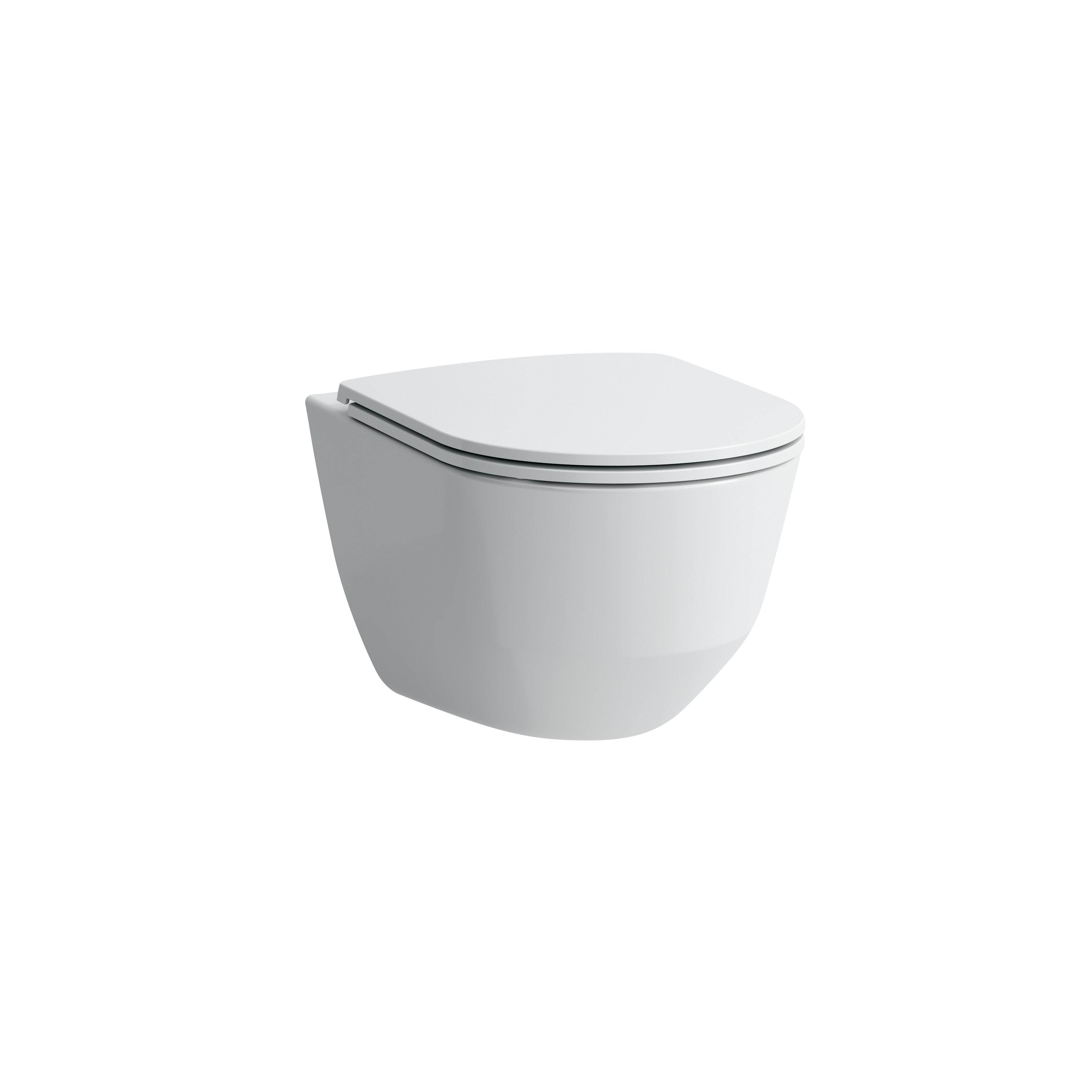 Laufen Pro væghængt toilet, uden skyllekant, rengøringsvenlig, hvid