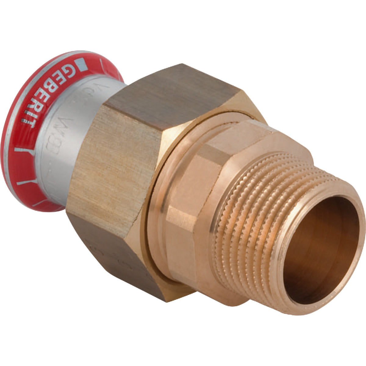 Geberit Mapress FZ Union 15mm x 1/2", muffe/nippel