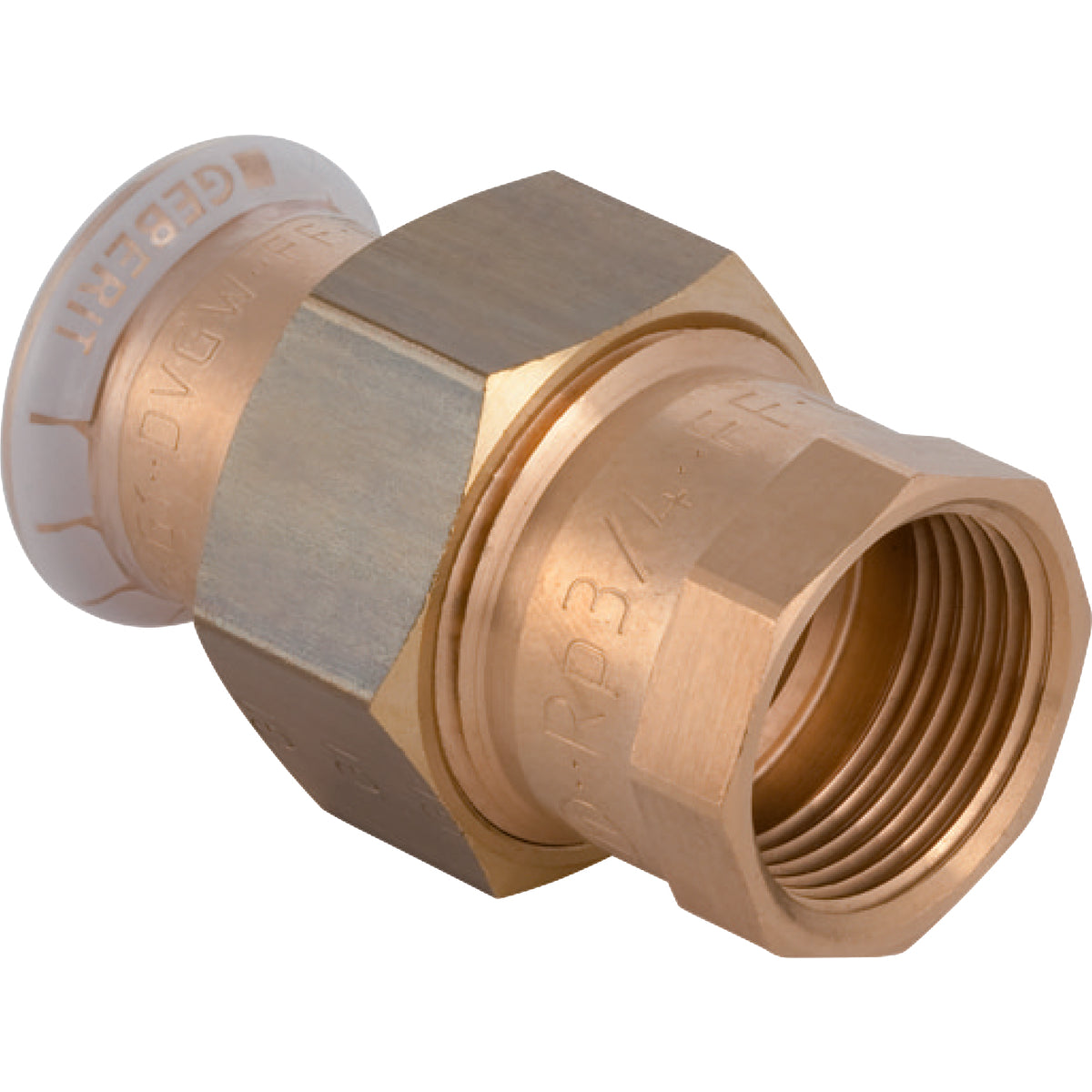 28 mm x 1" Forskruning CU muffe/muffe Mapress