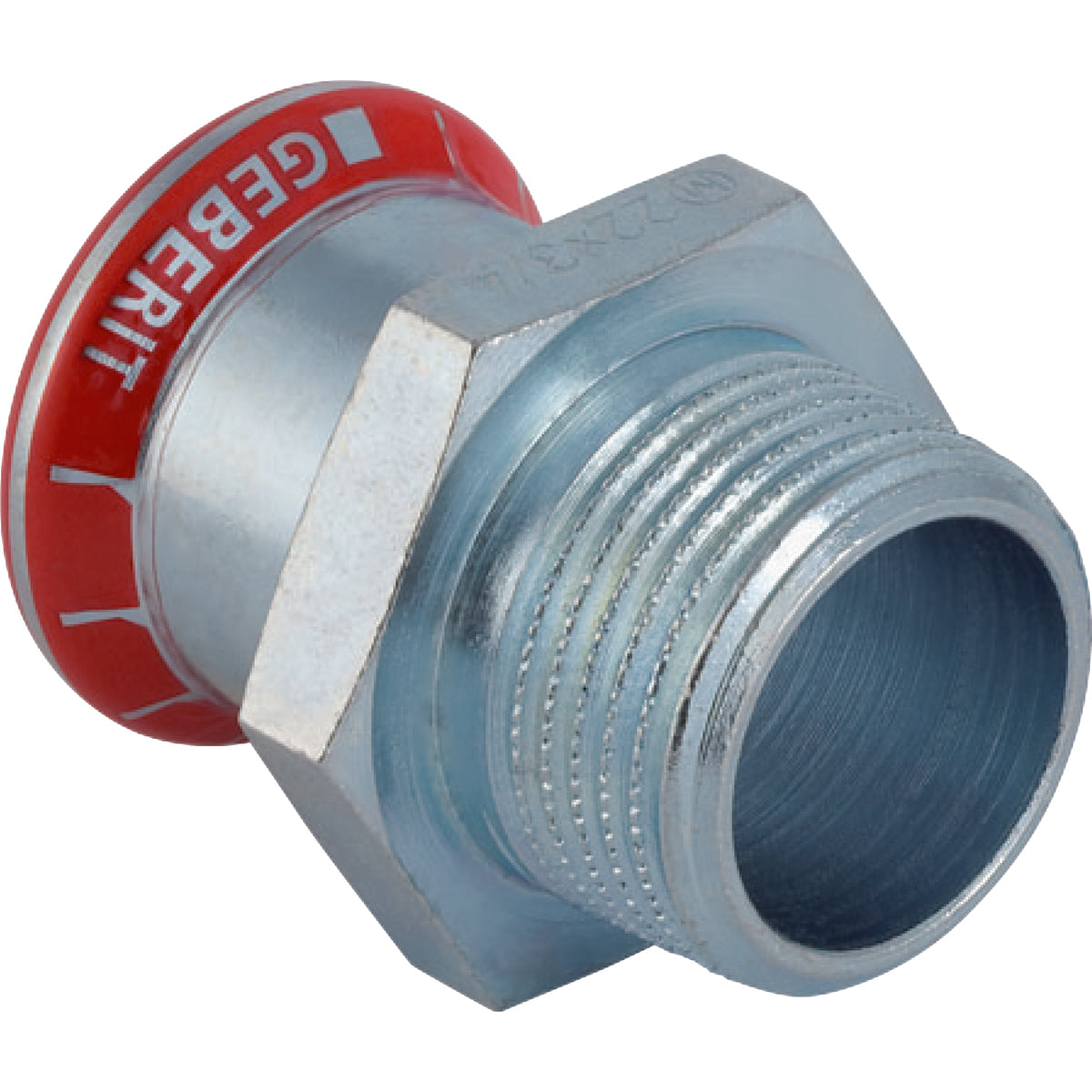 Geberit Mapress FZ Overgang 88,9mm x 3", muffe/nippel