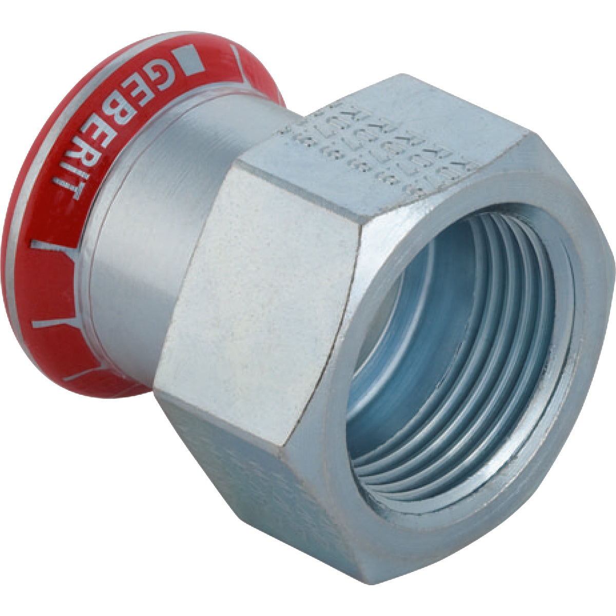 Geberit Mapress FZ Overgang 22mm x 1/2", muffe/muffe