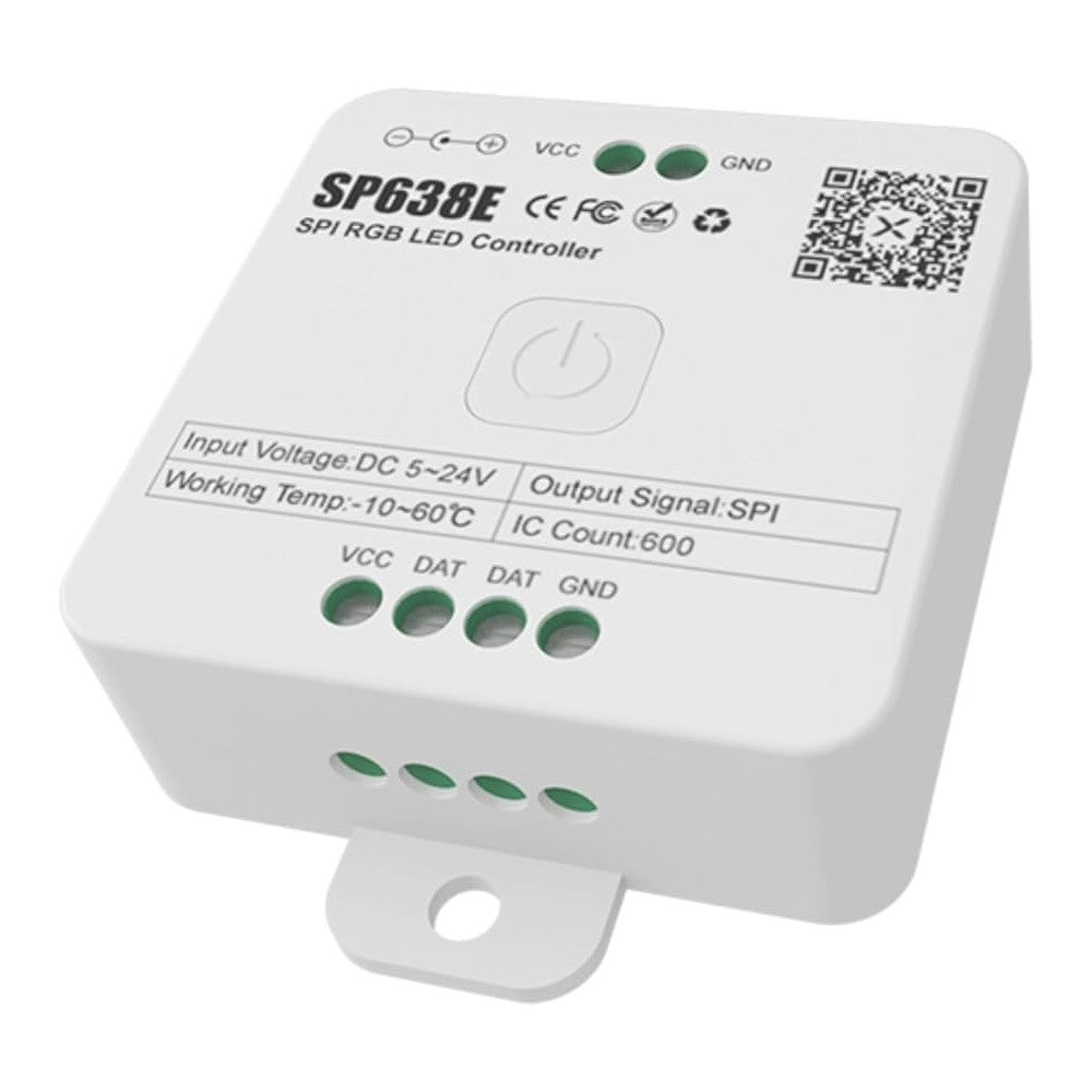 RGBIC kontroller med fjernbetjening - RF trådløs, slim fjernbetjening, til IP65 og IP68 RGBIC