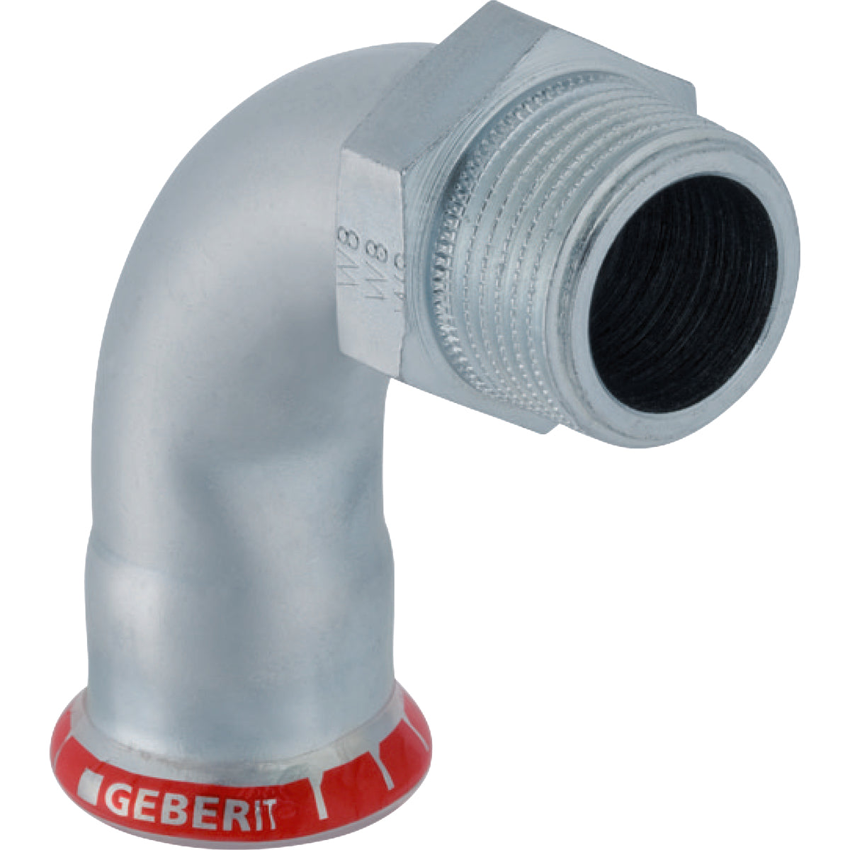 15 mm x 3/8" Bøjning FZ 90° muffe/nippel Mapress