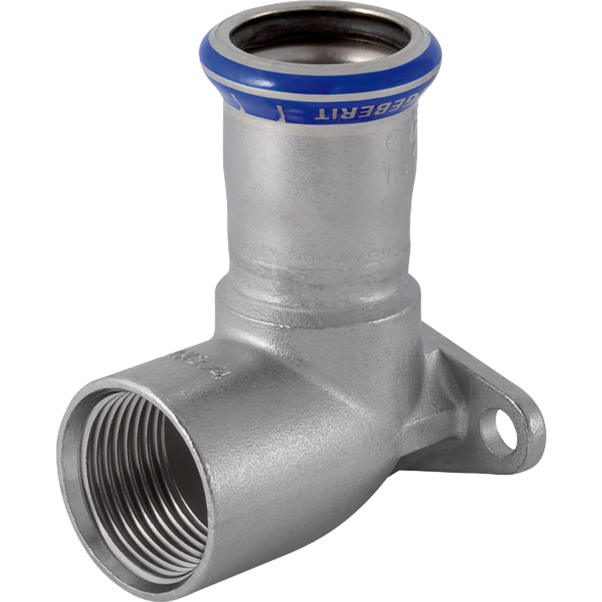 18mm x 1/2" Dækvinkel RF 90° muf/muf Mapress RF