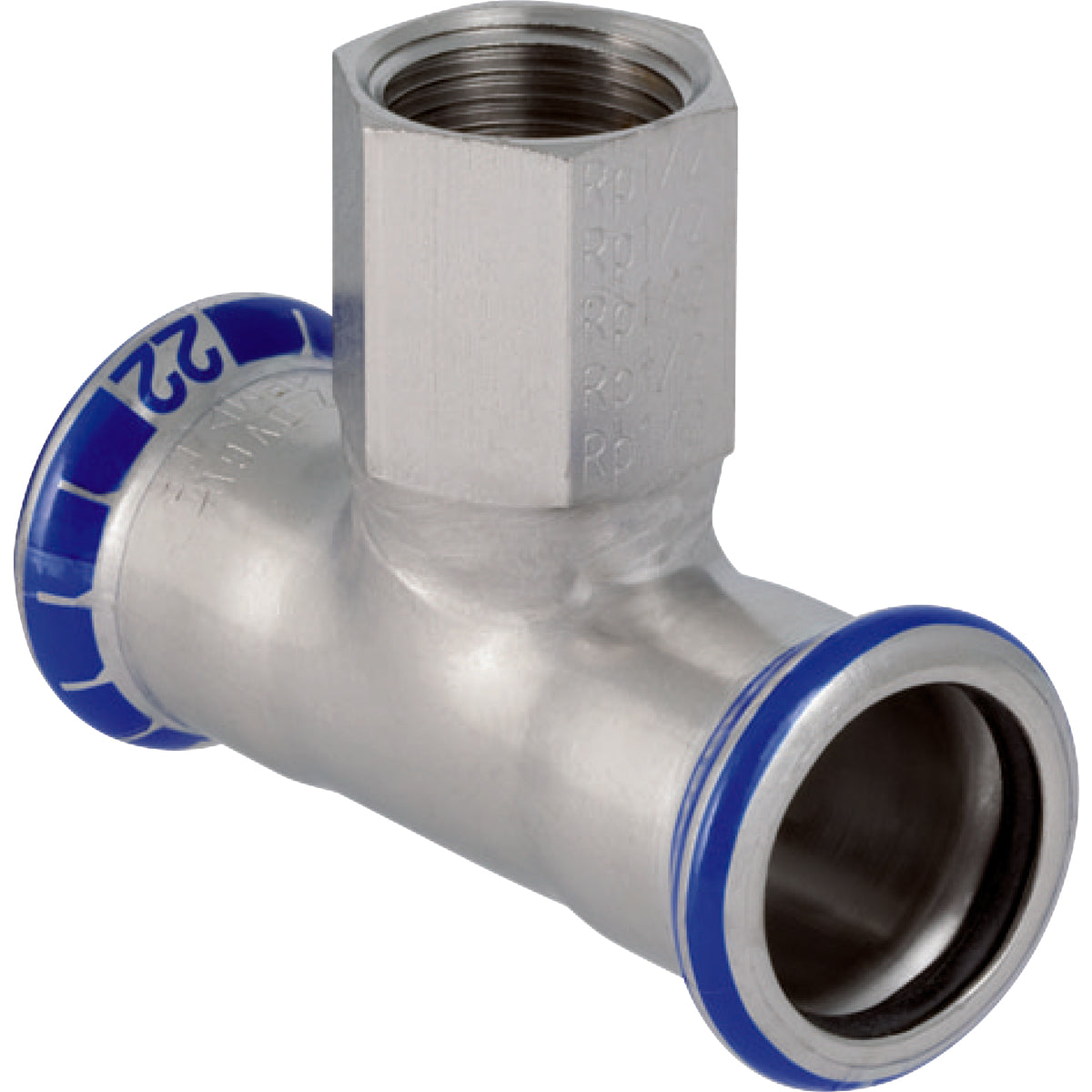 42 x 3/4" x 42mm tee muf/muf/muf Mapress RF