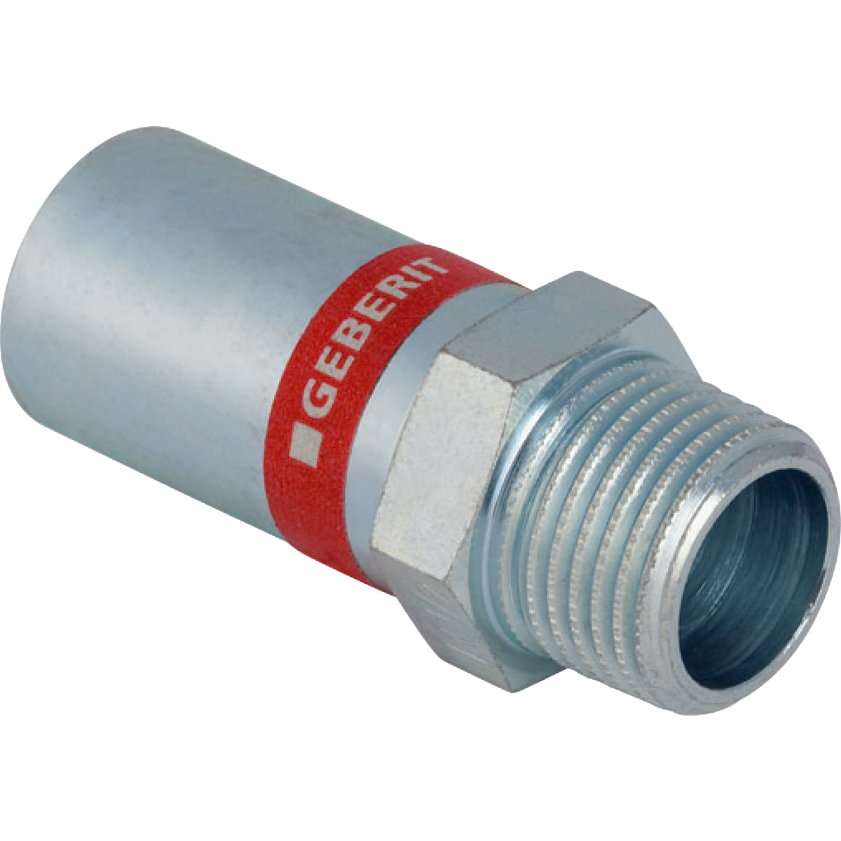 Geberit Mapress FZ Overgang 22mm x 1/2", nippel/nippel