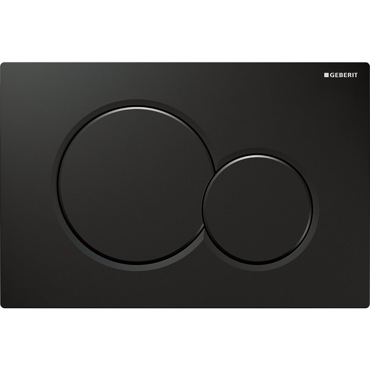 Geberit Sigma 01 betjeningsplade i sort