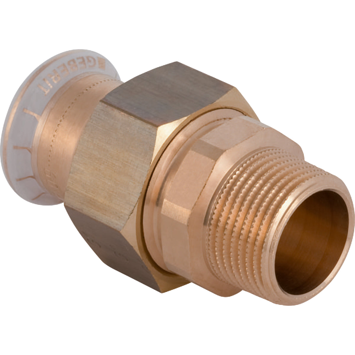 15 mm x 1/2" Forskruning CU muffe/nippel Mapress