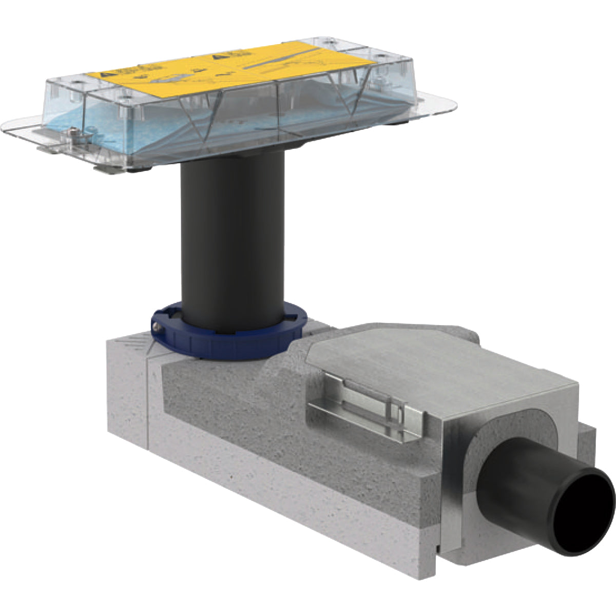 CleanLine underdel afg. ø50 mm med vandlås 50 mm